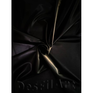 Tela de polipiel fina elástica negra