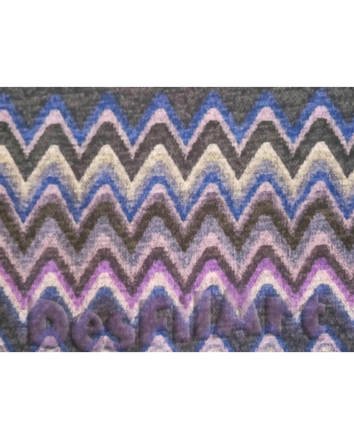 Punt de felpa ziga-zaga