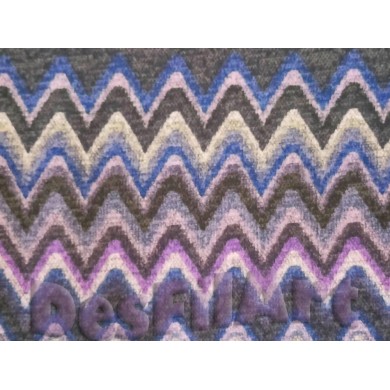 Punt de felpa ziga-zaga