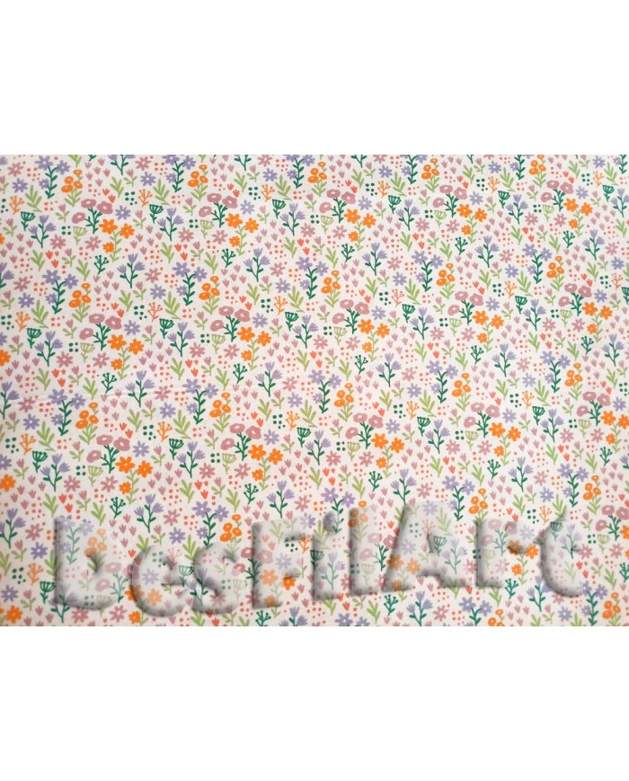 Algodón flor de acuarela