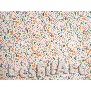 Algodón flor de acuarela