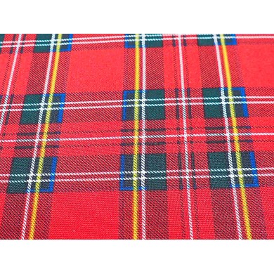 Quadre escocès de polièster