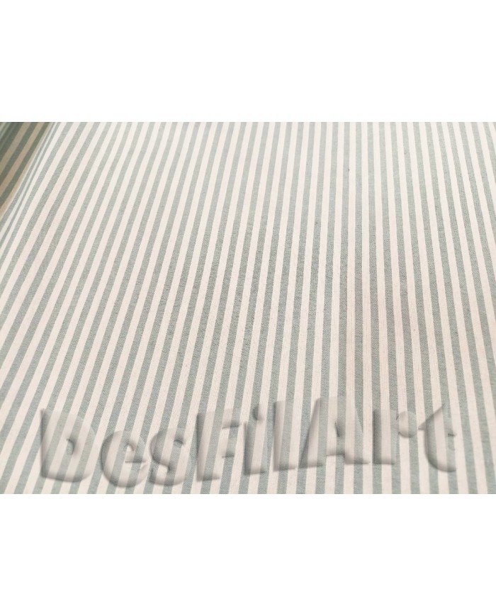 Cretona líneas azules