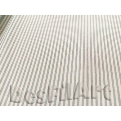 Cretona líneas azules