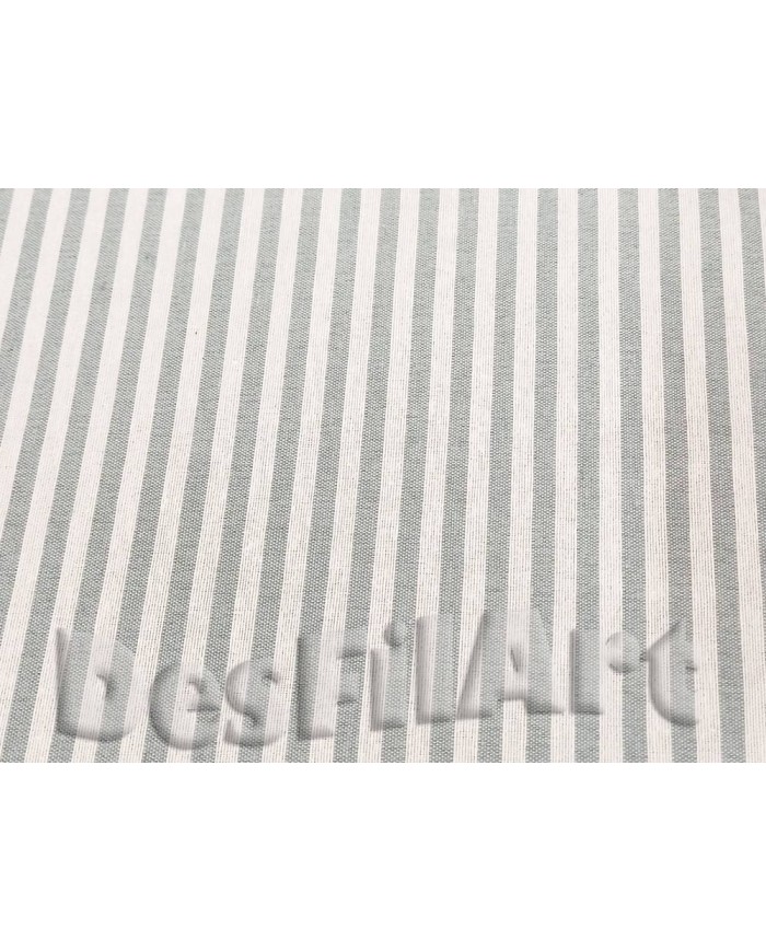 Cretona líneas azules