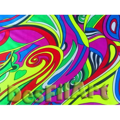 Raso estampado colores