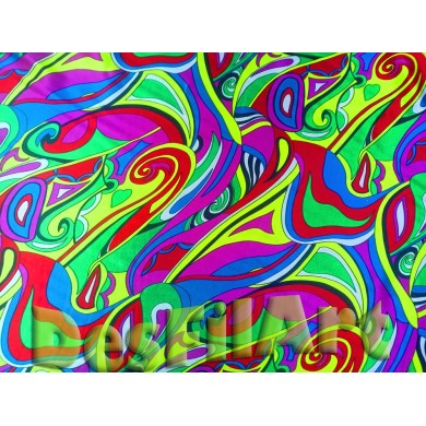 Raso estampado colores