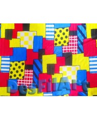 Raso estampado retazos