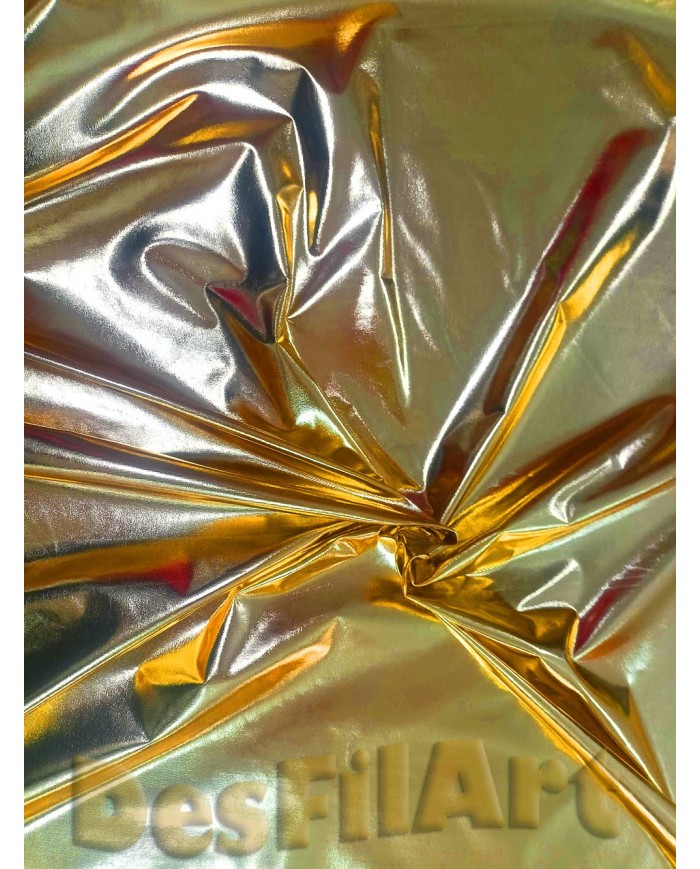 Tela de Licra daurada