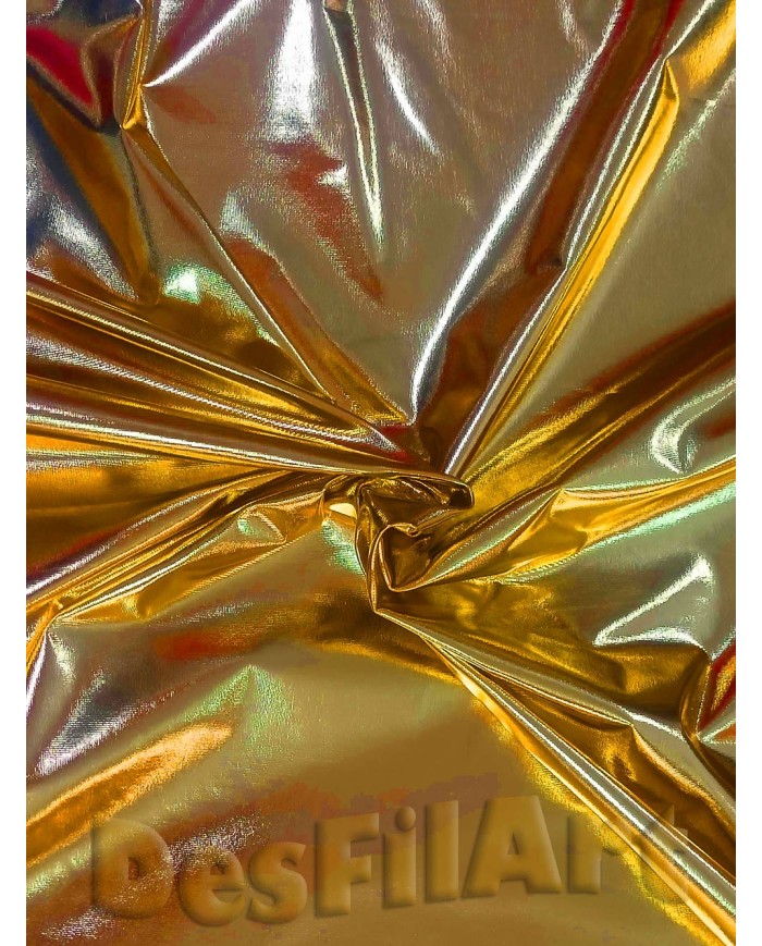 Tela de Licra daurada