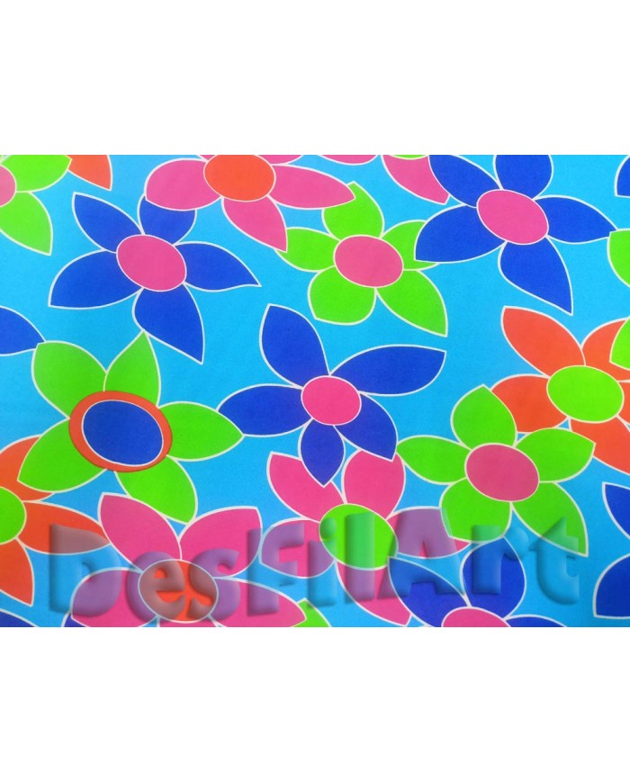 Tela Estampada fulles de colors