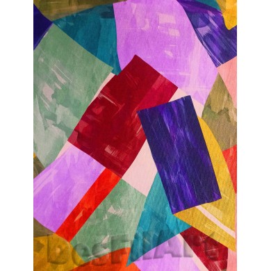 Terciopelo elástico cuadros de colores