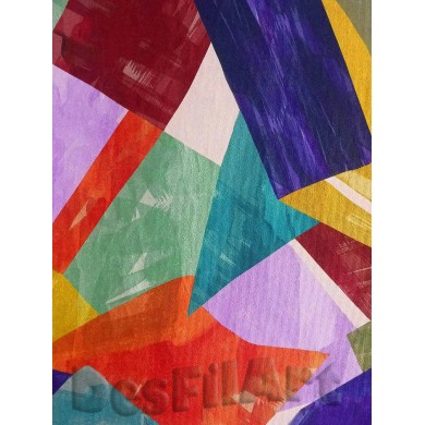 Vellut elàstic estampat