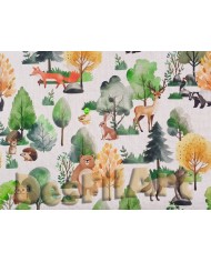 Algodón popelín cactus