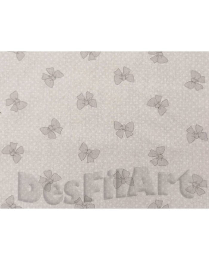 Cotó llaços grisos