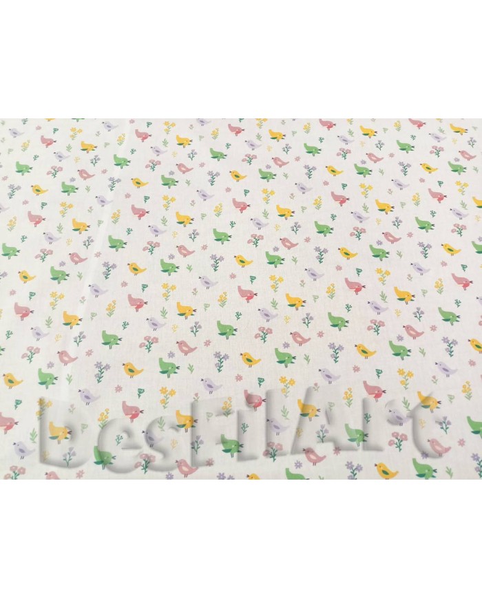 Cotó ocells de colors