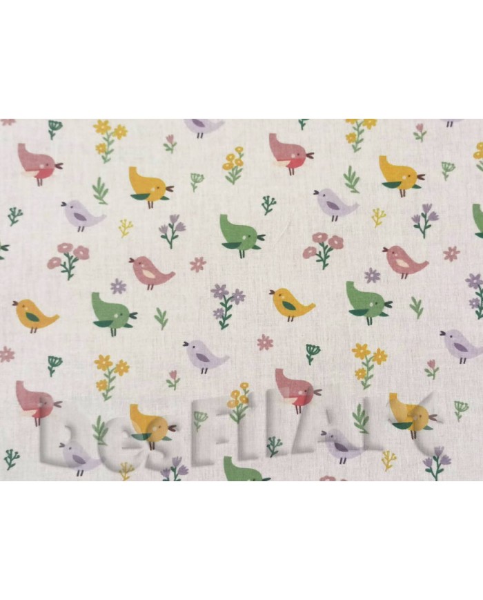 Cotó ocells de colors