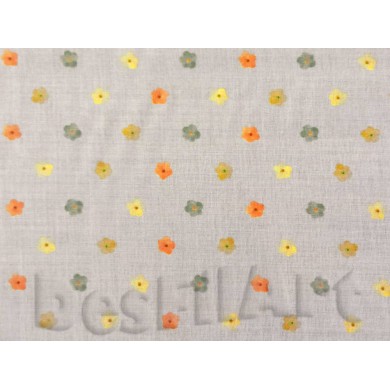 Algodón popelín florecillas