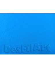 Batista de algodón bordada azul