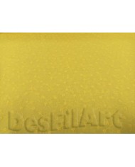 Batista de algodón bordada ocre