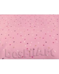 Cotó estels fons rosa