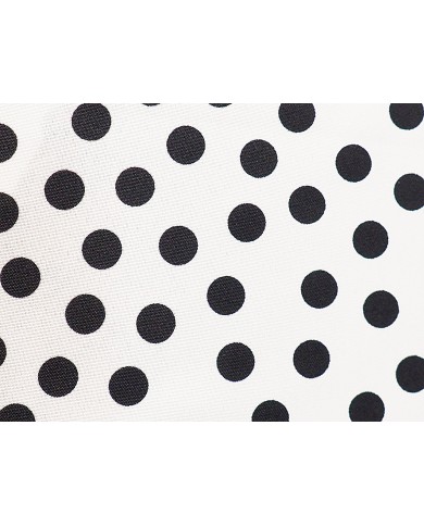 Tela Estampada topos negres i blancs