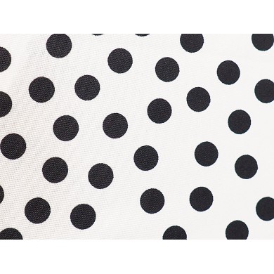 Tela Estampada topos negres i blancs